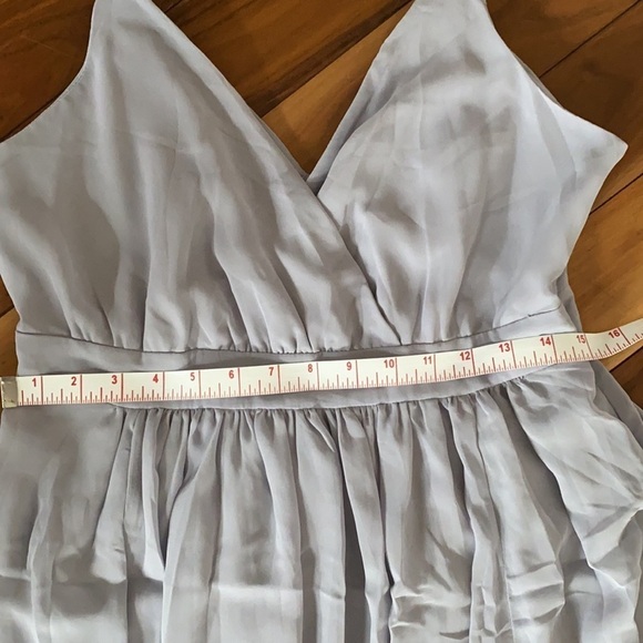 Eva Mendes Bridal Party Collection Gray Summer Skater Fit and Flare Dress Size 6 - Picture 9 of 10